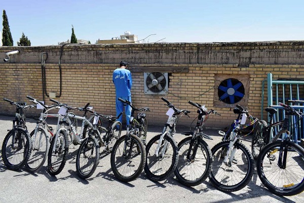 پرونده سارق دوچرخه‌ها با ۴۰ فقره سرقت بسته شد