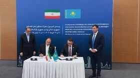 امضای سند کمیسیون مشترک اقتصادی ایران و قزاقستان